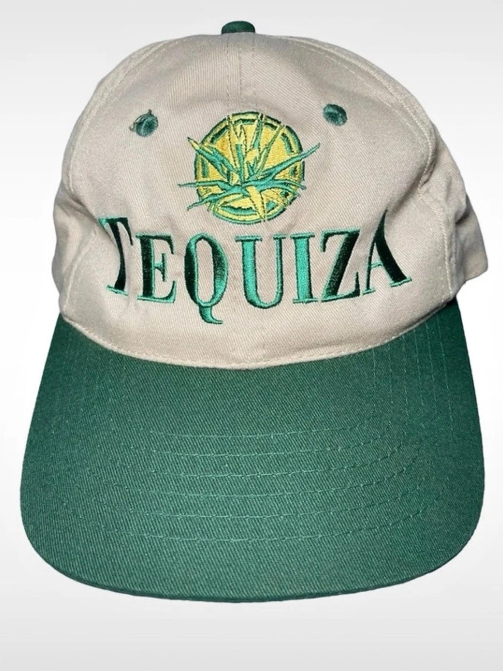 Vintage 90s Anheuser-Busch Tequiza Beer Promo Hat Adjustable Cap
